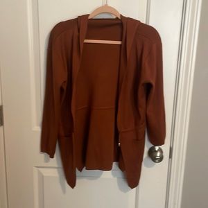 Burnt orange size medium cardigan